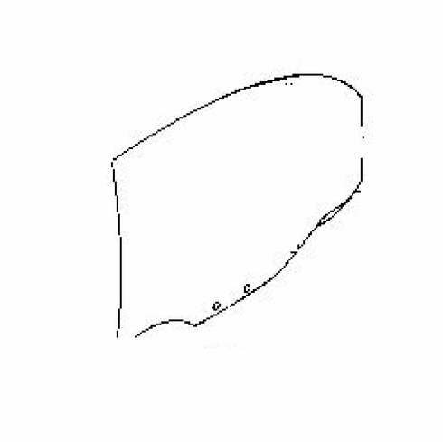 DIY Rear Door Glass Driver Side Daewoo Lanos Sedan 1998-2002