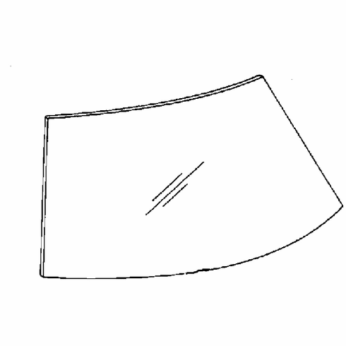 DIY Rear Door Glass Driver Side Dodge Shadow 4 Door Hatchback 1987-1994