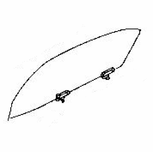 DIY Rear Door Glass Driver Side Dodge Stratus 4 Door Sedan 1995-2000