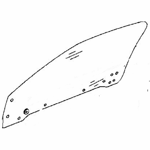 DIY Rear Door Glass Driver Side Geo Metro 4 Door Hatchback 1989-1994