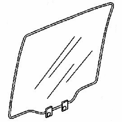 DIY Rear Door Glass Driver Side Honda Pilot 4 Door Utility 2003-2008