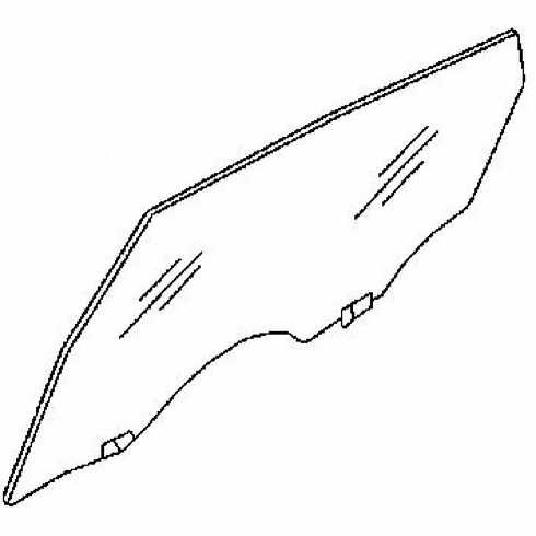 DIY Rear Door Glass Driver Side Infiniti EX35 4 Door Utility 2008-2013