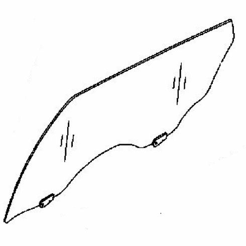 DIY Rear Door Glass Driver Side Infiniti FX37 4 Door Utility 2013