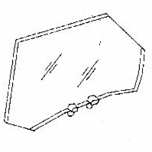 DIY Rear Door Glass Driver Side Infiniti Q45 4 Door Sedan 1990-1993