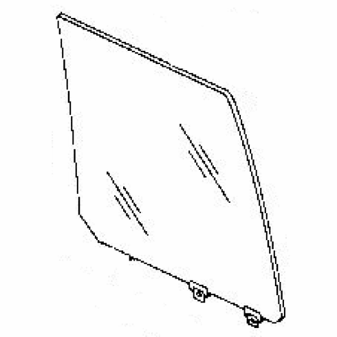 DIY Rear Door Glass Driver Side Isuzu Rodeo 4 Door Utility 1991-1997