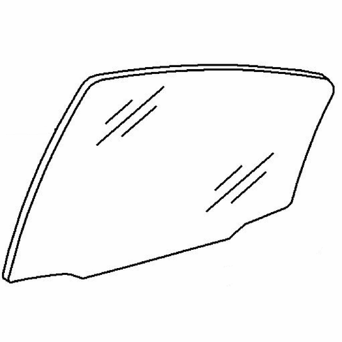 DIY Rear Door Glass Driver Side Lexus ES 300 4 Door Sedan 2002 2003