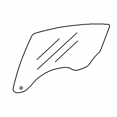 DIY Rear Door Glass Driver Side Mercedes Benz CLS500 Sedan 2006