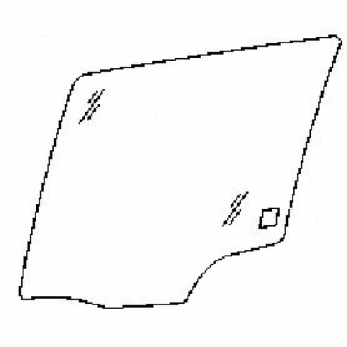 DIY Rear Door Glass Driver Side Mercedes Benz ML55 AMG Utility 00-04