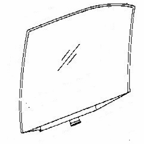 DIY Rear Door Glass Driver Side Mercedes Benz S600 Sedan 1994-1999