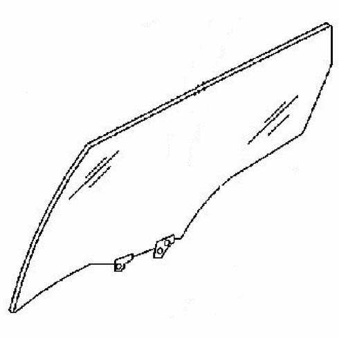 DIY Rear Door Glass Driver Side Nissan Murano Utility 2015-2016