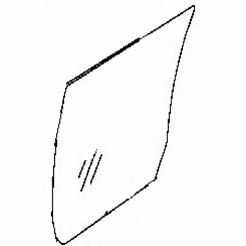 Rear Driver Side Door Glass Suzuki Grand Vitara XL-7 4 Door Utility 2001-2003