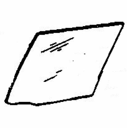 DIY Rear Door Glass Driver Side Toyota Tercel Hatchback 1983-1986