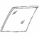 DIY Rear Door Glass Driver Side Toyota Tercel Hatchback 1987-1989
