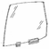 DIY Rear Door Glass Driver Side Volvo S70 4 Door Sedan 1998-2000
