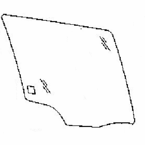 DIY Rear Door Glass Passenger Mercedes Benz ML350 Utility 2003-2005