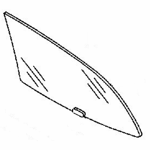 DIY Rear Door Glass Passenger Side Audi A4 New Station Wagon 2005