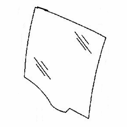 DIY Rear Door Glass Passenger Side BMW 528 4 Door Sedan 2011-2017