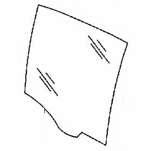 DIY Rear Door Glass Passenger Side BMW 535 4 Door Sedan 2011-2017