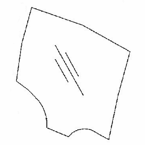 DIY Rear Door Glass Passenger Side BMW 740 LI 4 Door Sedan 2011-2014