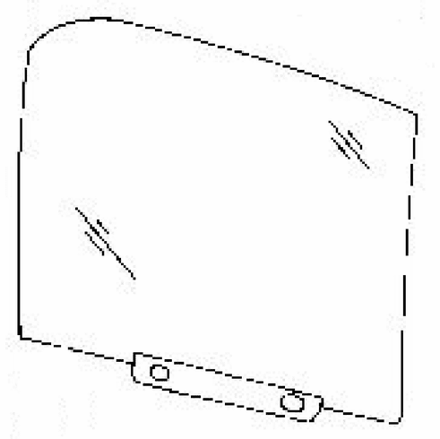 DIY Rear Door Glass Passenger Side BMW M5 4 Door Sedan 2000-2003