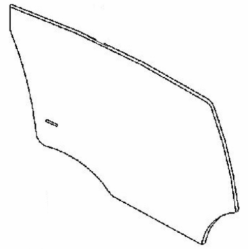 DIY Rear Door Glass Passenger Side Cadillac ATS Sedan 2013-2016