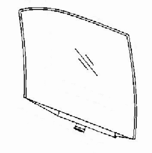 DIY Rear Door Glass Passenger Side Cadillac Calais Hardtop 1967 - 1968