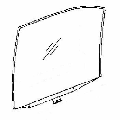DIY Rear Door Glass Passenger Side Cadillac Fleetwood (RWD) Limousine 1980 - 1984