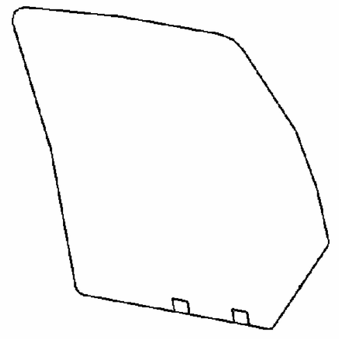 DIY Rear Door Glass Passenger Side Dodge Durango Utility 2011-2017