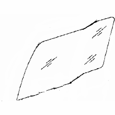 DIY Rear Door Glass Passenger Side Dodge Shadow Hatchback 1987-1994