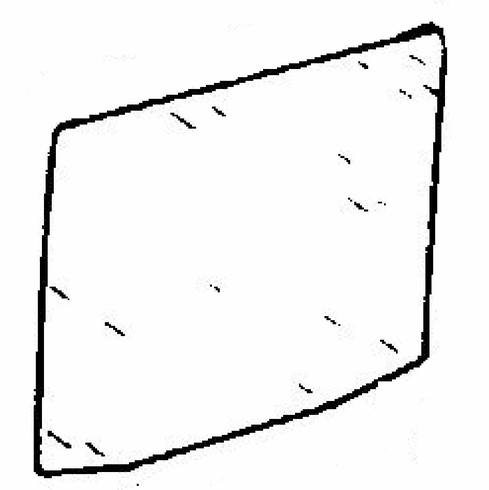 DIY Rear Door Glass Passenger Side Fiat Brava Station Wagon 1975-1981