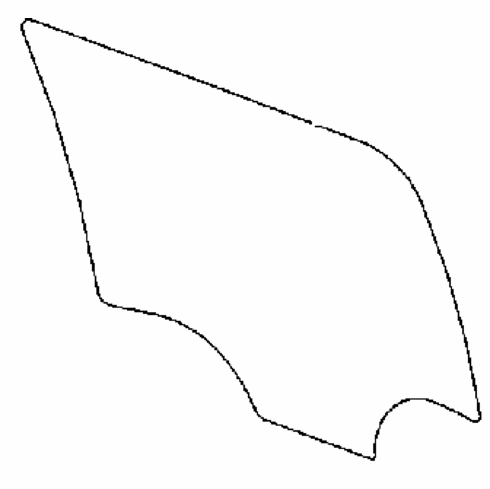 DIY Rear Door Glass Passenger Side GMC Canyon Crew Cab 2015-2017