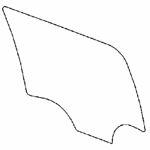 DIY Rear Door Glass Passenger Side GMC Sierra C3500 Extended 15-17