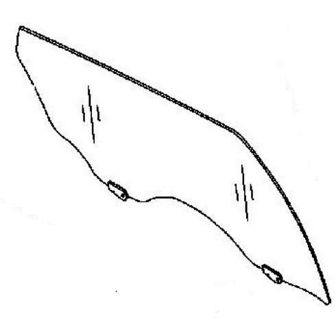 DIY Rear Door Glass Passenger Side Infiniti FX37 4 Door Utility 2013