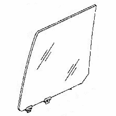 DIY Rear Door Glass Passenger Side Isuzu Rodeo Utility 1995-1997