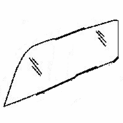 DIY Rear Door Glass Passenger Side Jeep Compass Utility 2007-2016