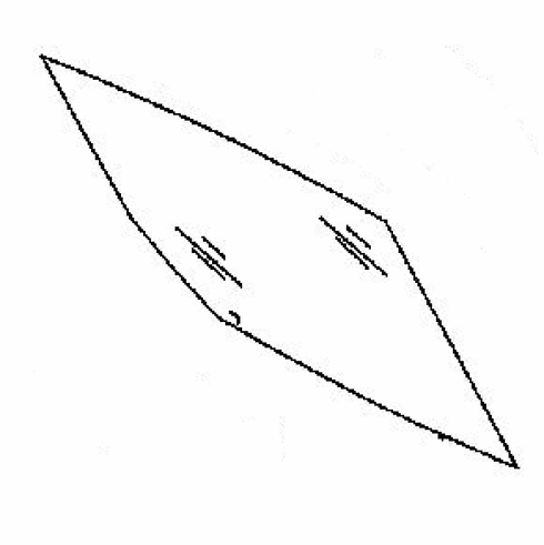 DIY Rear Door Glass Passenger Side KIA RIO 4 Door Sedan 2001-2005