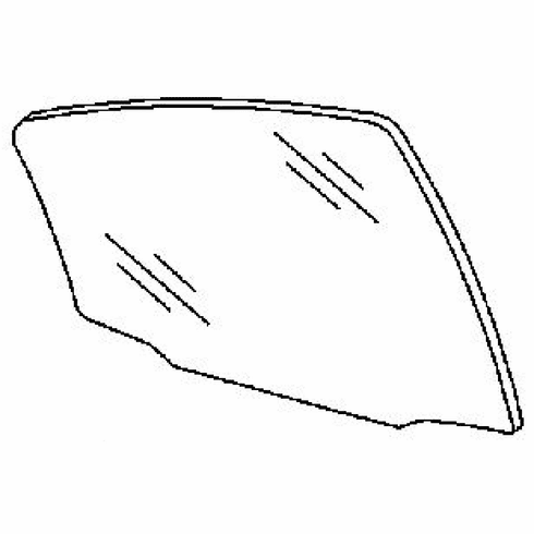 DIY Rear Door Glass Passenger Side Lexus GS 450H Hybrid 2013-2015