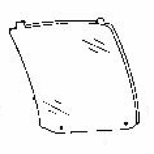 DIY Rear Door Glass Passenger Side Lincoln Continental Sedan 1999-2002