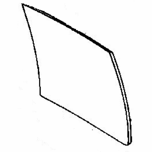 DIY Rear Door Glass Passenger Side Mazda 323 4 Door Sedan 1986-1989