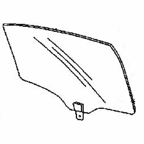 DIY Rear Door Glass Passenger Side Mercedes Benz S350 Sedan 2013