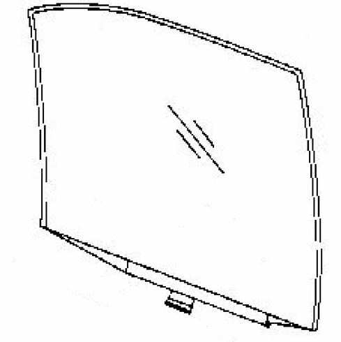 DIY Rear Door Glass Passenger Side Mercedes Benz S420 1994-1999