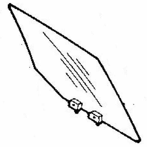 DIY Rear Door Glass Passenger Side Nissan Stanza 4 Door Sedan 86-89