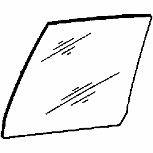 DIY Rear Door Glass Passenger Side Plymouth Colt Sedan 1993-1996