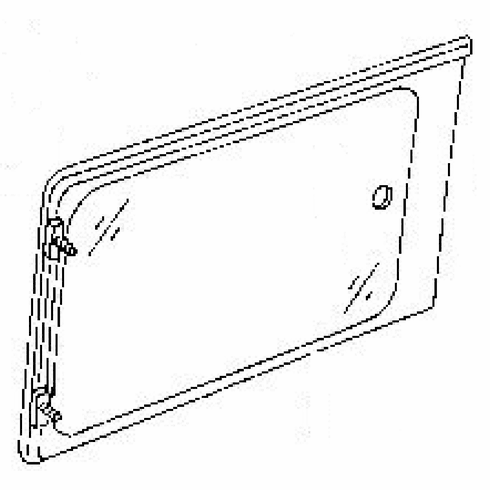 DIY Rear Door Glass Passenger Side Pontiac Transport Extended 1997-1998