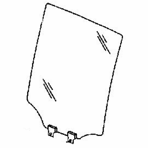 DIY Rear Door Glass Passenger Side Saturn Vue Utility 2002-2007