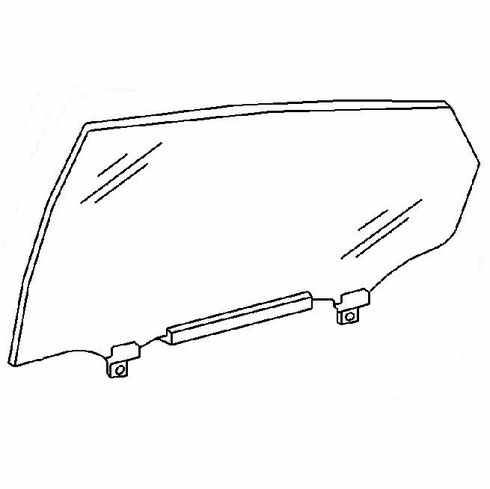 DIY Rear Door Glass Passenger Side Toyota Prius V Hatchback 2012-2017