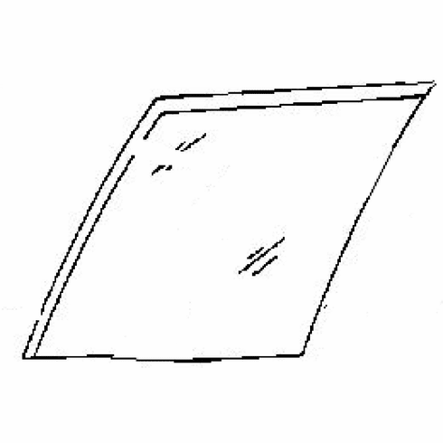 DIY Rear Door Glass Passenger Side Toyota Tercel Hatchback 1987-1989