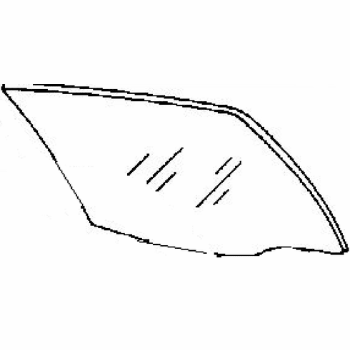 DIY Rear Door Glass Passenger Side Toyota Tercel Sedan 1991-1994