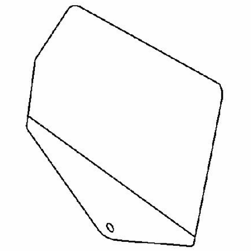 DIY Rear Door Glass Passenger Side Volvo S60 4 Door Sedan 2011-2016