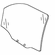 DIY Rear Door Glass Sedan Passenger Side Daewoo Nubira Sedan 1998-2003